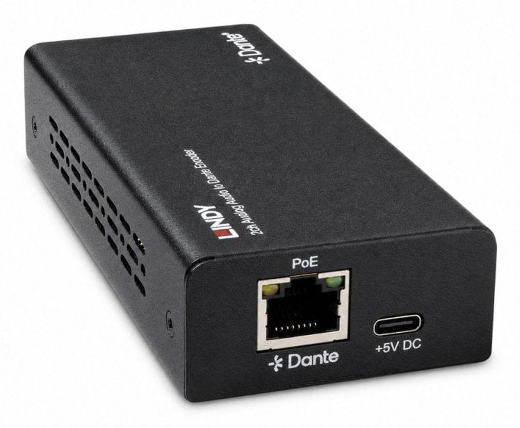 2ch Analog Audio To Dante  Encoder