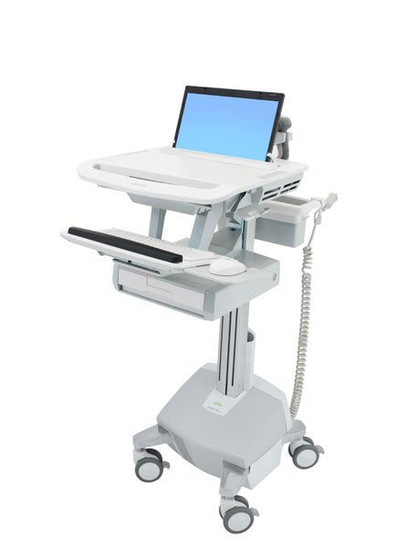 Ergotron Styleview Laptop-Wagen Life-Antrieb 1 Schublade Eu Bis 43,9cm 17,3zoll 9,1kg.Anhebung 51cm ?40 Ah Power System