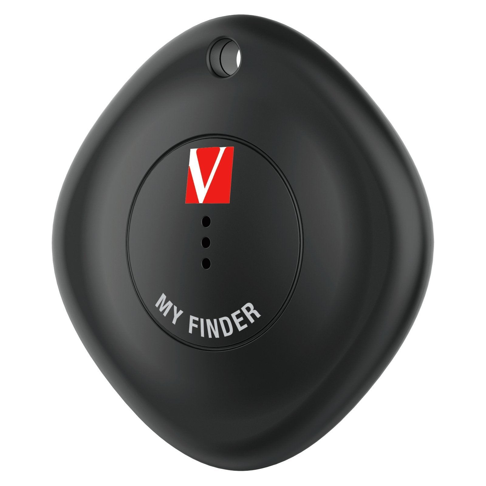 Localizador Verbatim My Finder Bluetooth Tracker Myf-02 Compatible Con Apple Incluye Llavero Y Pila Negro Y Blanco Pack De 2