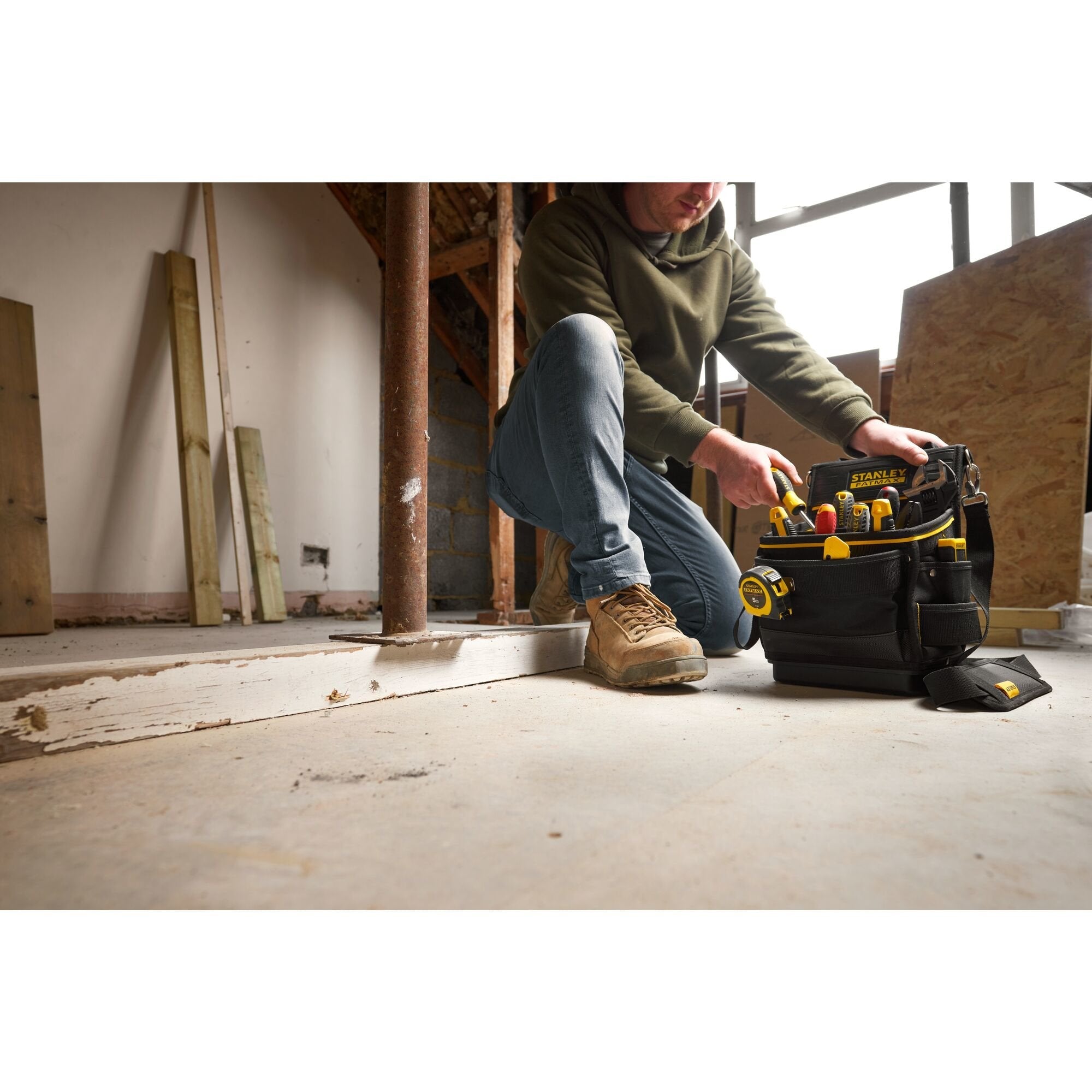 Makita Fatmax Pro-Stack Organizador, Bolso Negro/Amarillo Fmst17624-1
