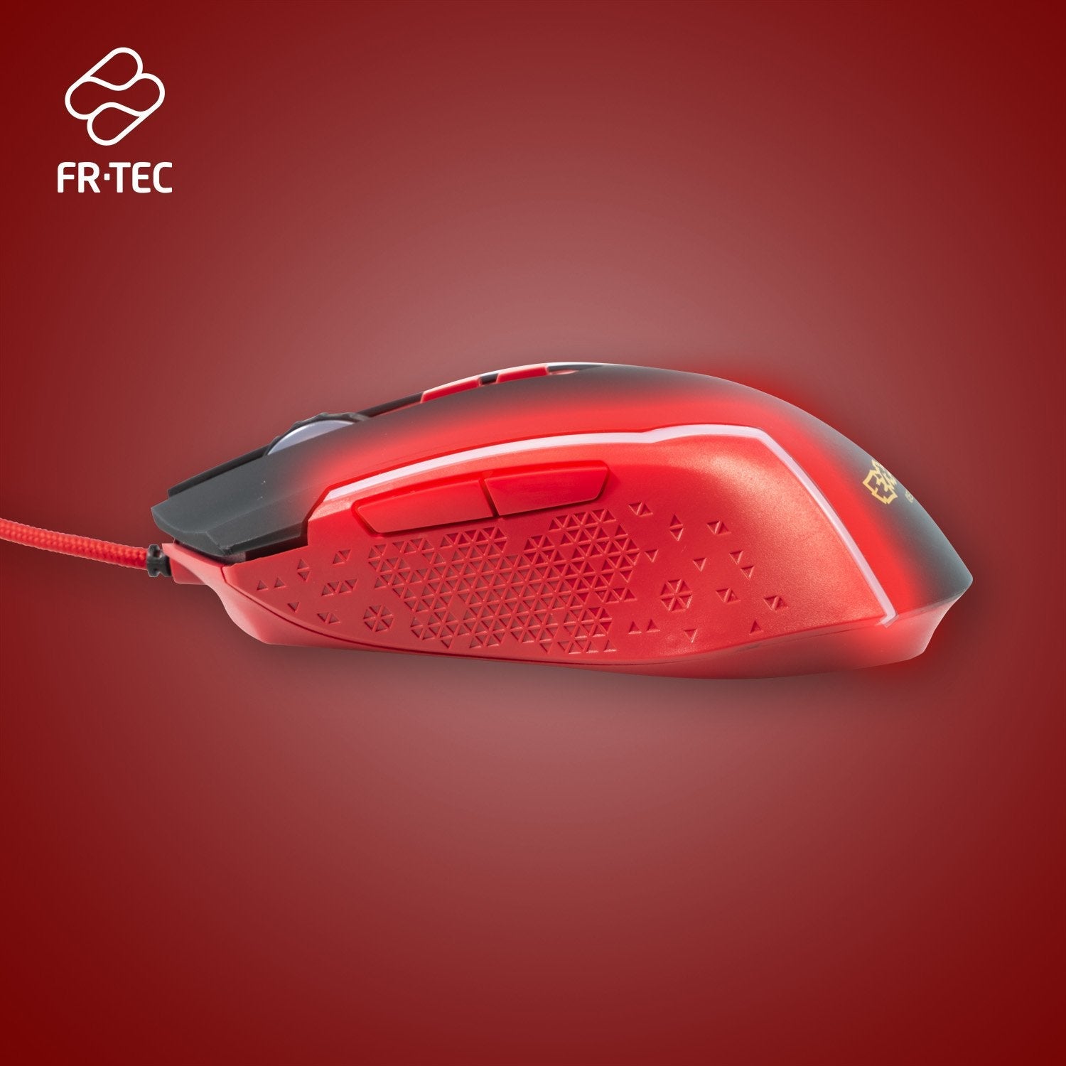 Raton One Piece Luffy Fr-Tec Perp Luz Led. 800 A 8000 Dpi