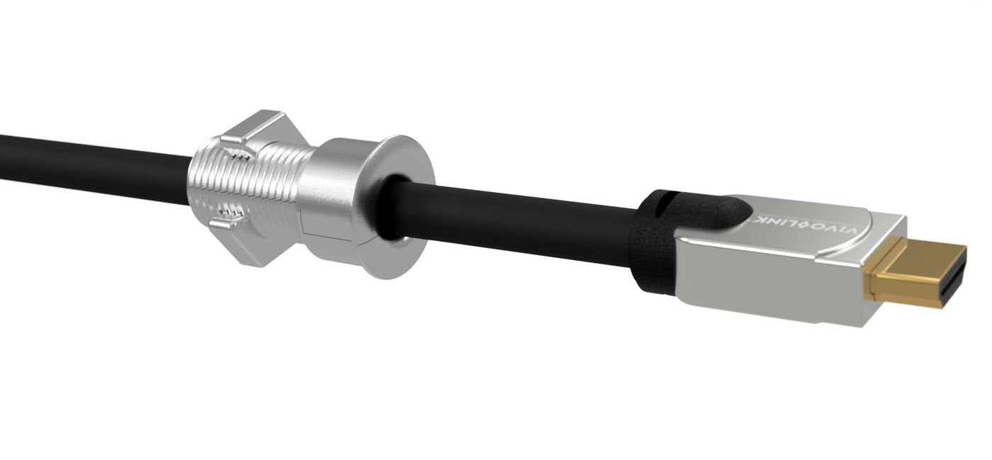 Cable Through Desk Solution - Aluminum - Warranty: 36m