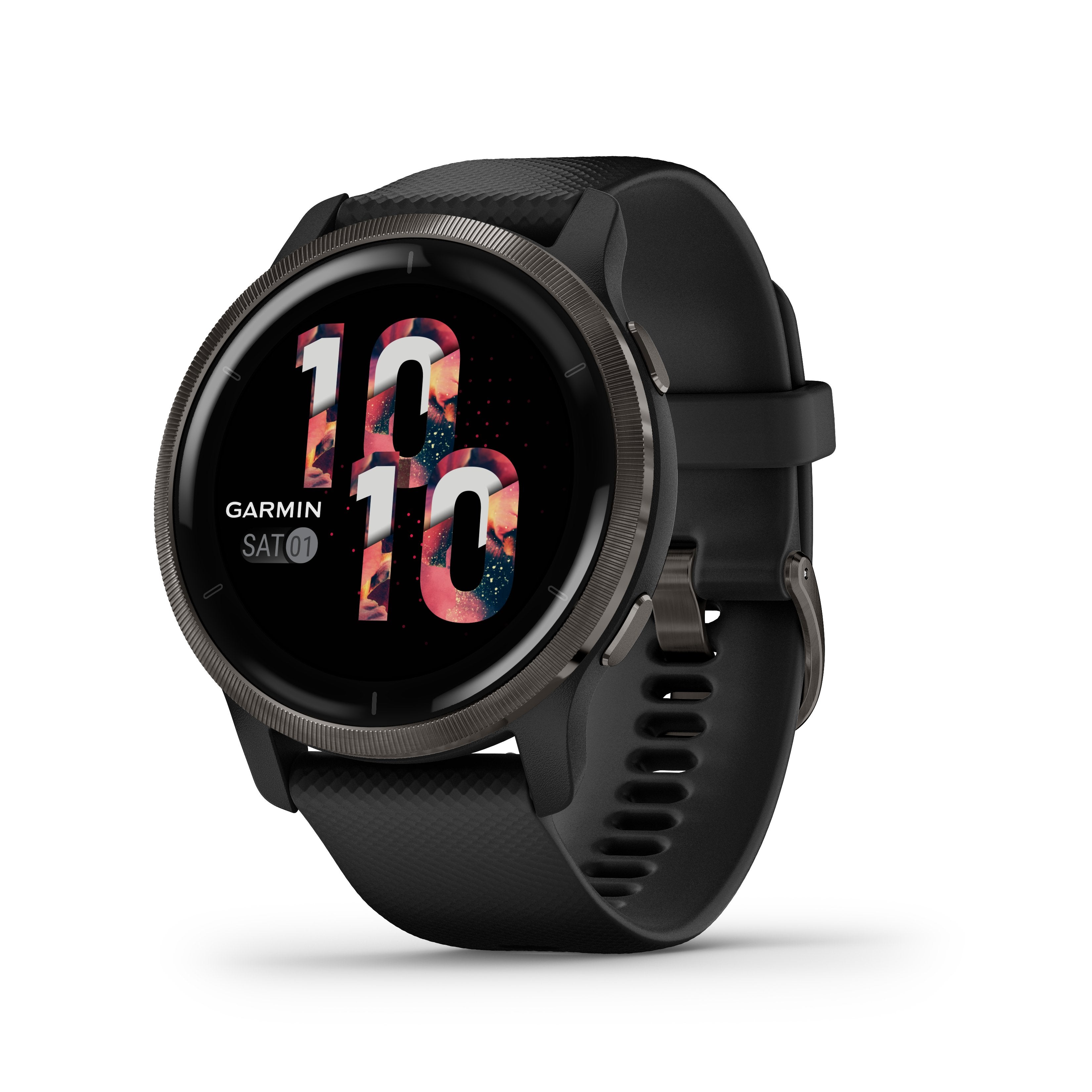 Garmin Venu 2 Negro/Pizarra Smartwatch Multideporte Wifi Gps Integrado Frecuencia Actividad Sueño 45 Mm