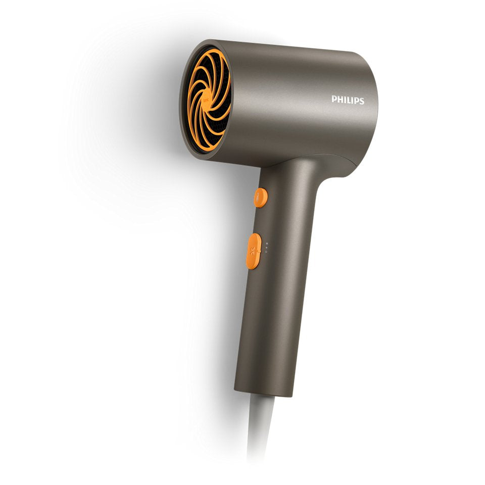 Secador De Pelo Philips Bhd321 00 Serie 3000, Color Gris Naranja