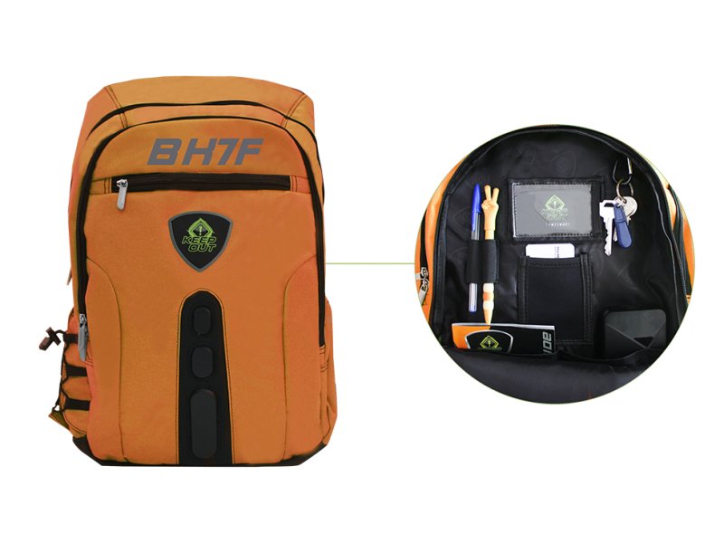 Keep Out Mochila Gaming Bk7 Full Naranja 15,6\1
