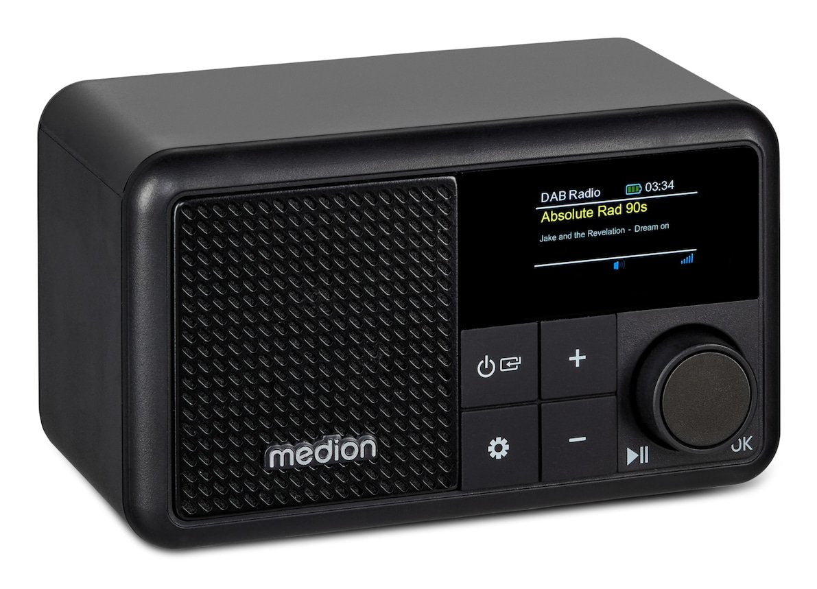 Medion Life® S66822 Tragbares Dab+ Radio Schwarz