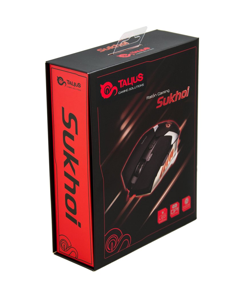 Talius Raton Gaming Sukhoi 2500dpi 8 Botones Black