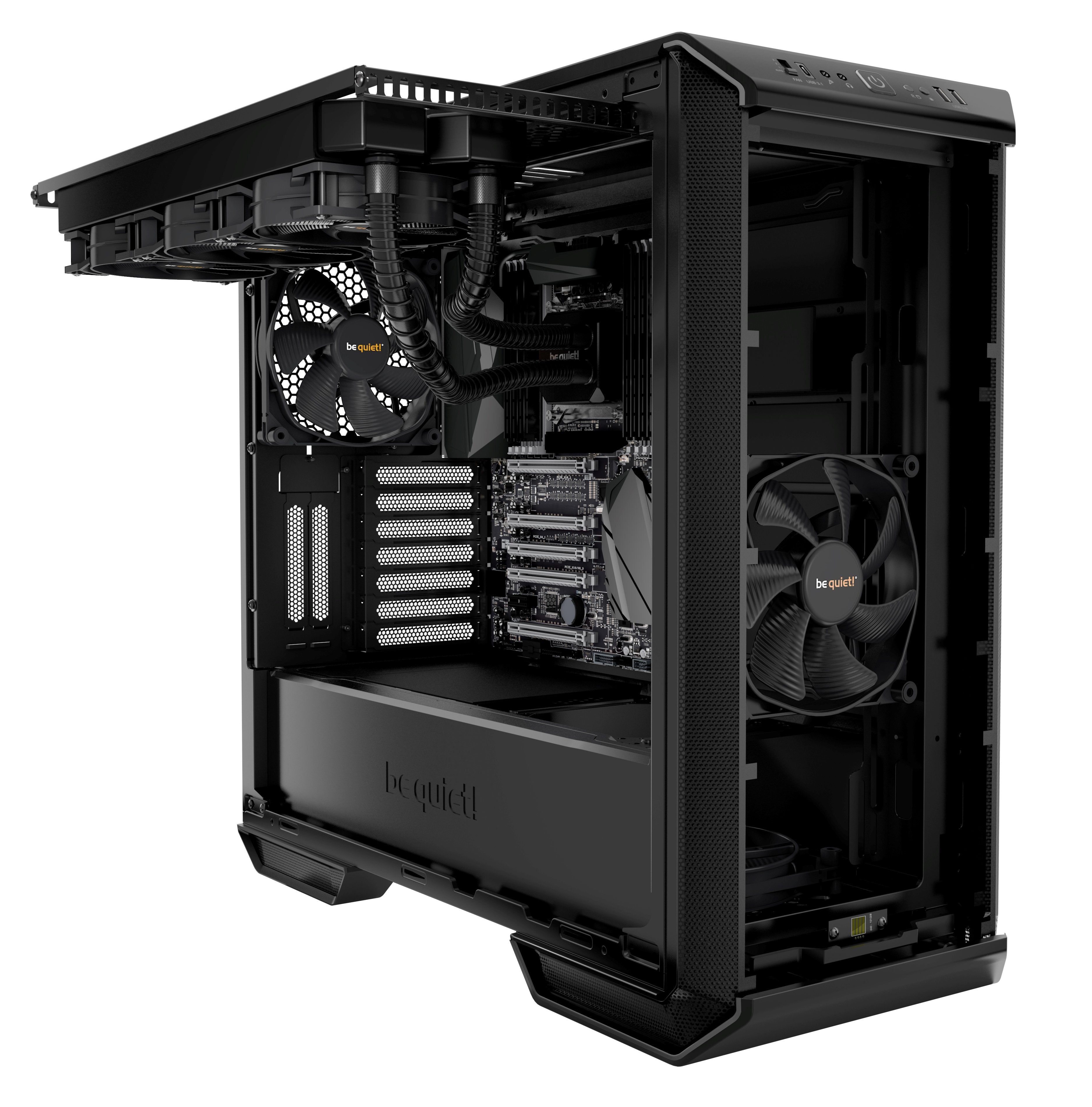 Caja Pc Be Quiet! Torre E-Atx Dark Base 700 Black Rgb 2 Vent. 140mmm/Cristal Templado/Controlador Rgb Bgw23