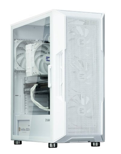 Caja Pc Zalman I3 Neo Atx Mid Tower White Argb Fan X4
