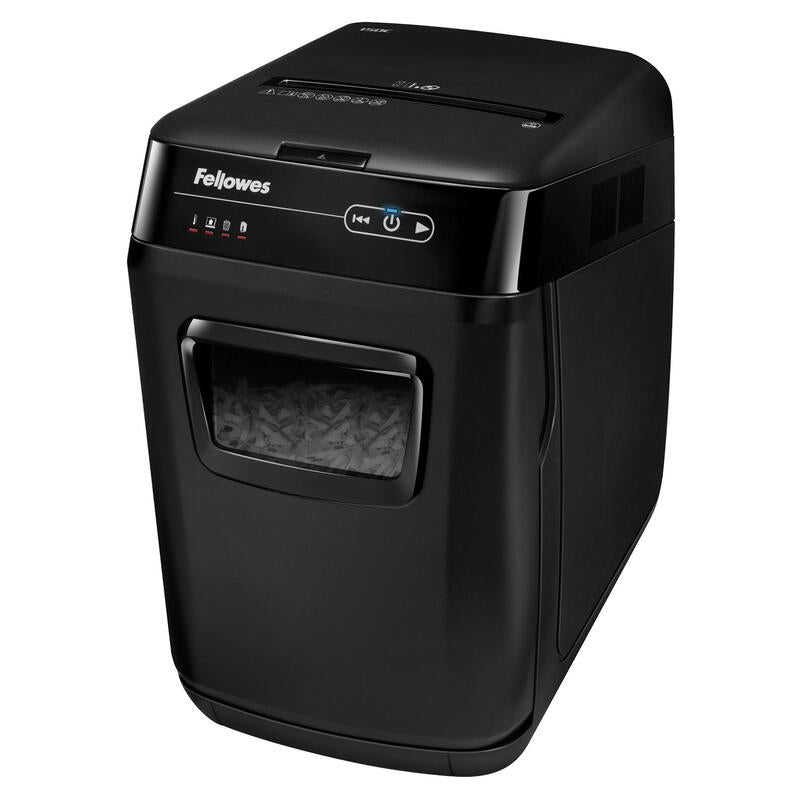 Fellowes Automax 150c Destructora De Papel Automatica Corte En Particulas - Alimentacion Automatica 150 Hojas - Ranura Manual 8 Hojas - 32l