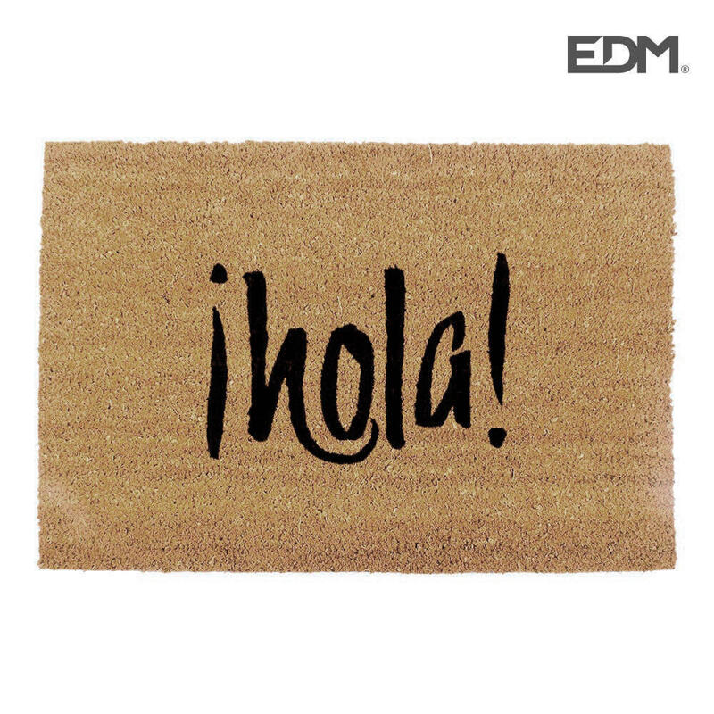 Felpudo 60x40cm Modelo Hola Edm