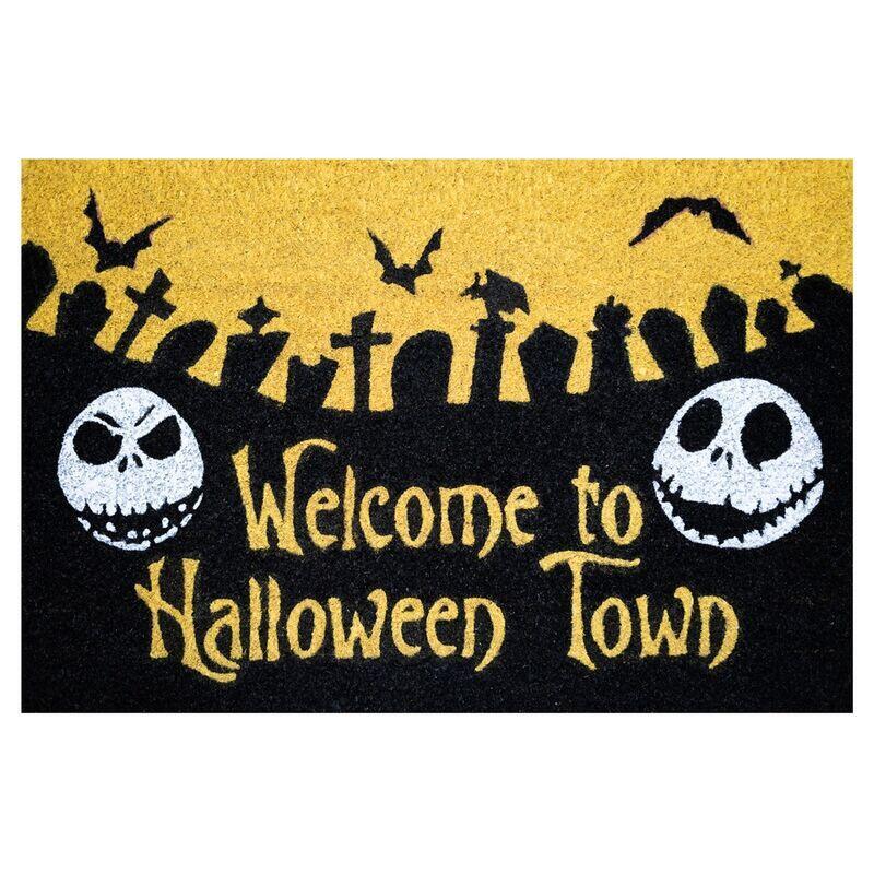 Felpudo Halloween Town Pesadilla Antes De Navidad Disney