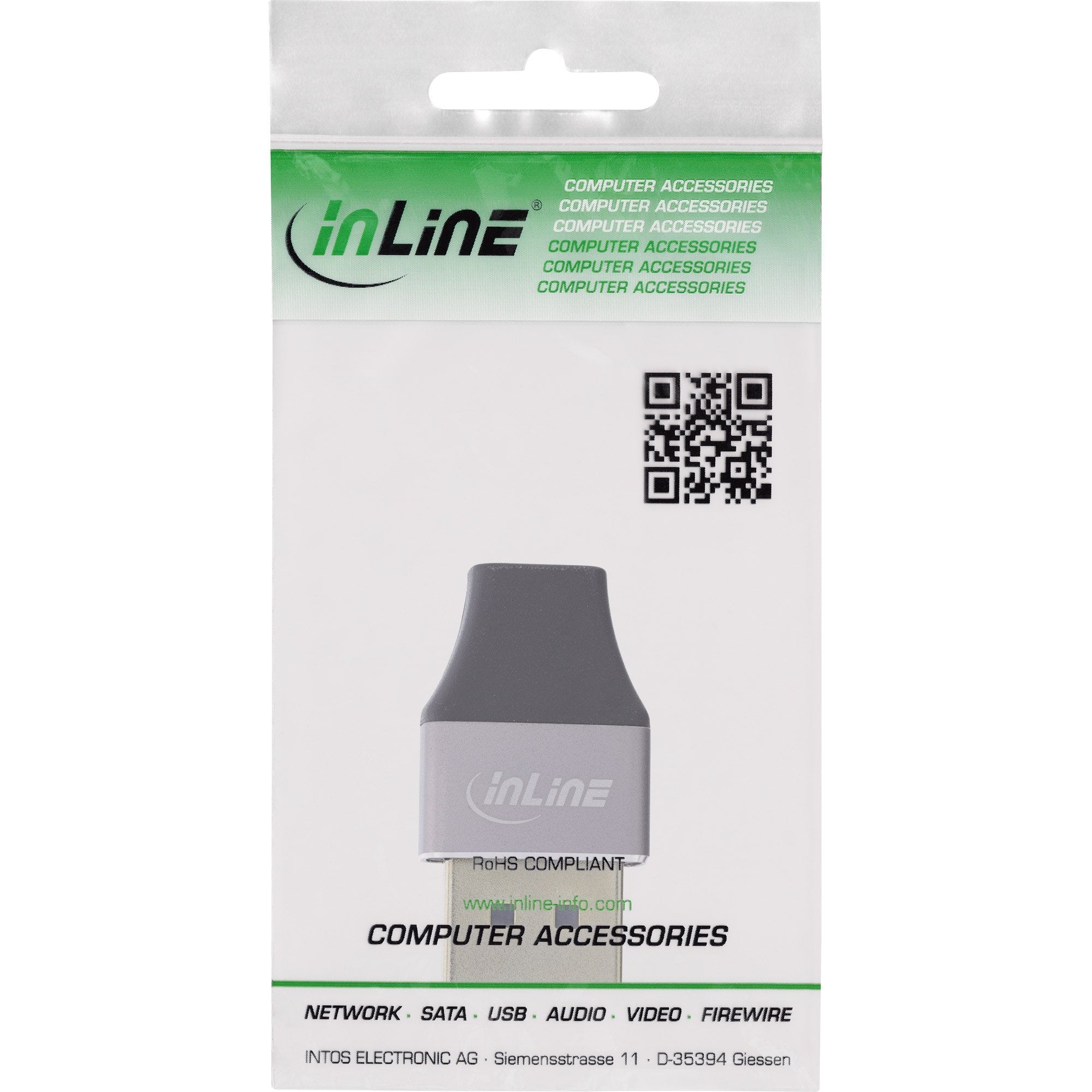 Inline® Displayport 1.4 Adapter, Dp Macho / Mini Dp Female, 8k Uhd