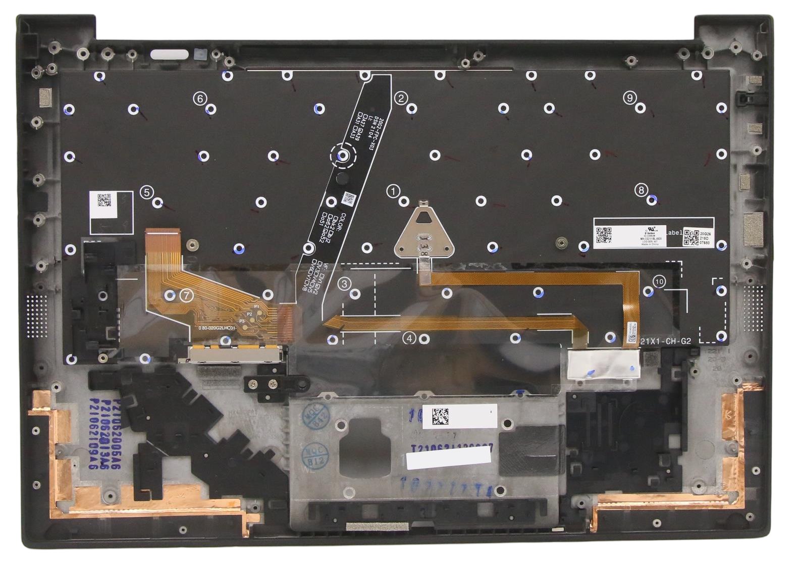 Panther-1 Fru Grp Kbd Bezel  Asm Us English (W/ Bl