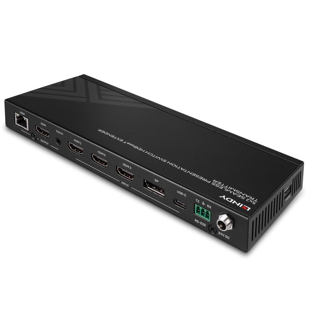 EAN 4002888383387 - Lindy 38338 extensor audio/video Transmisor de señales AV Negro imagen 2