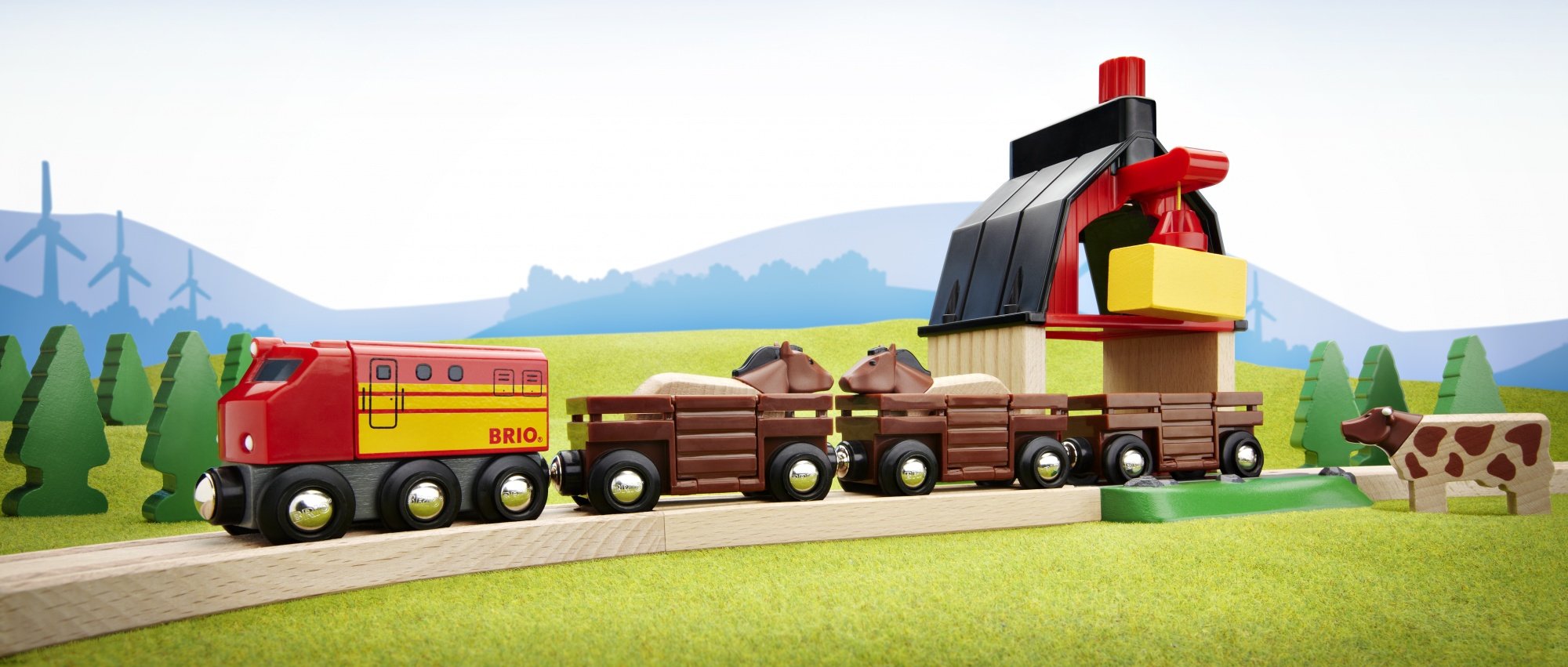 Brio World World Bahn Bauernhof Set 33719