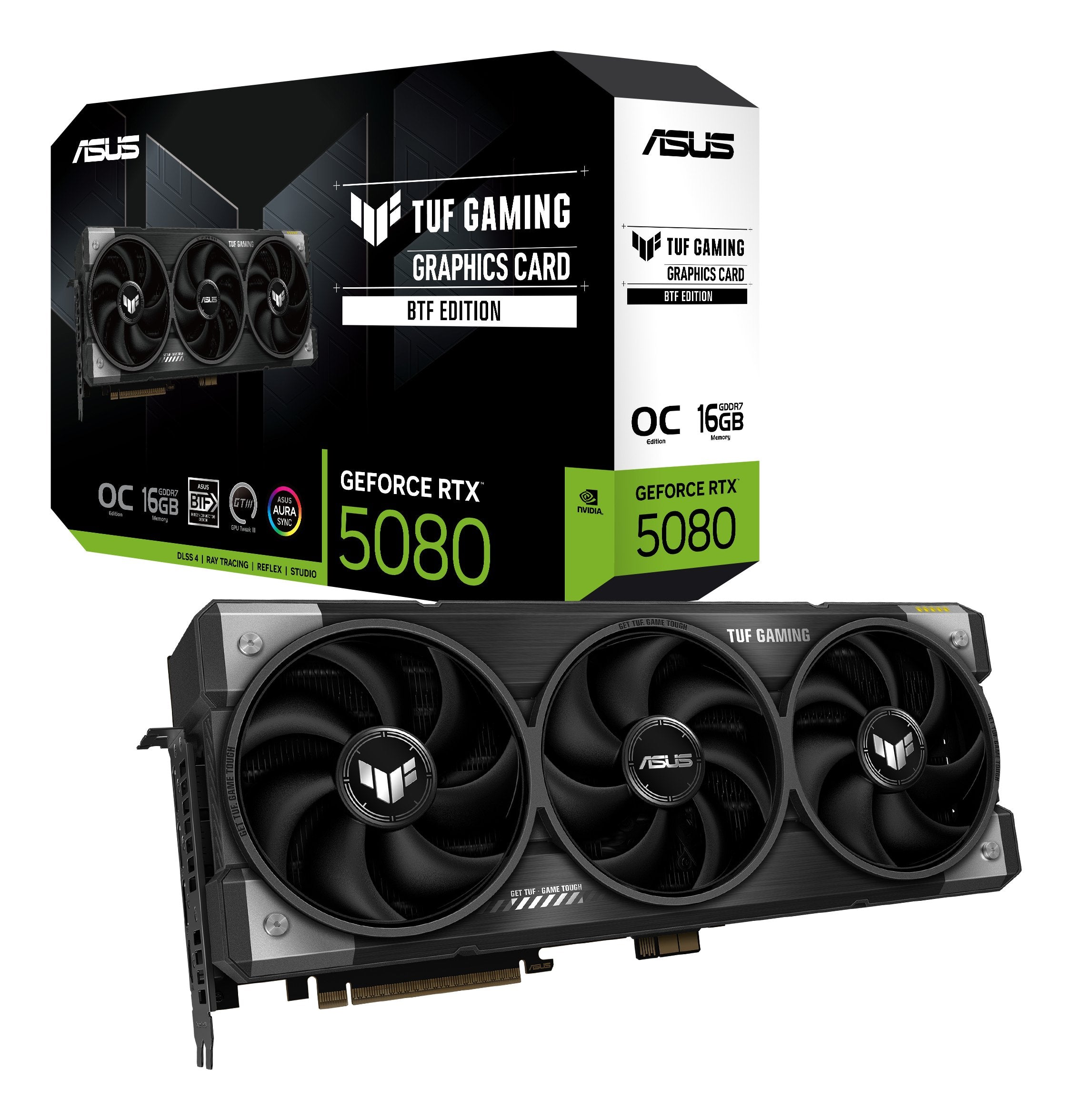 Rtx 5080 Oc 16gb Asus Tuf Btf Gaming Gddr73 Fan