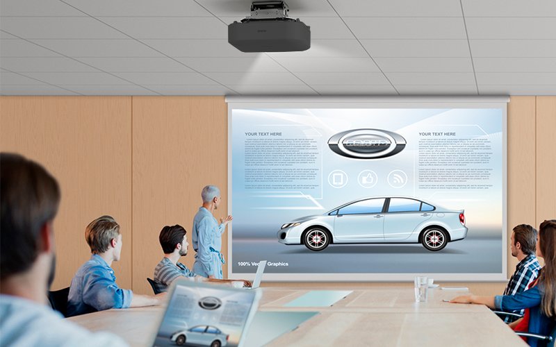 Epson Eb-Pu1008b Videoproyector Proyector Para Grandes Espacios 8500 Lúmenes Ansi 3lcd Wuxga [1920x1200] Negro