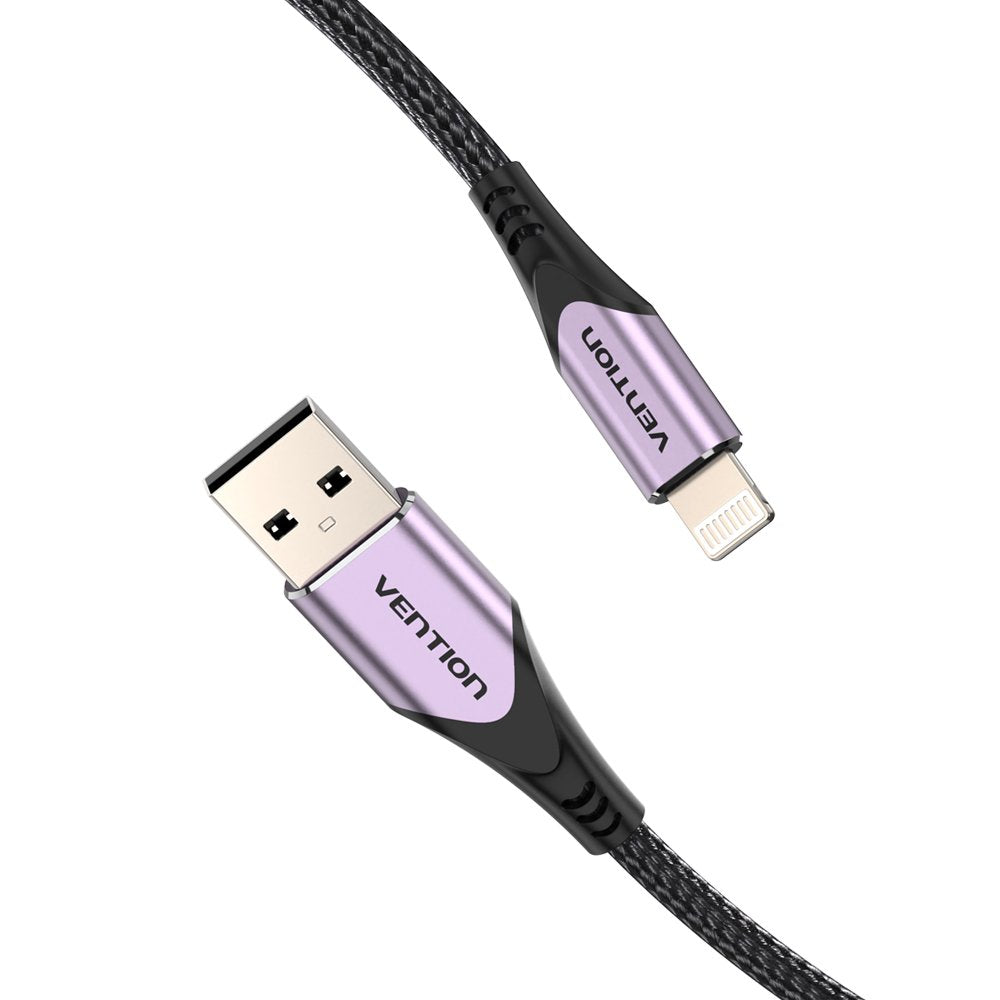 Cable Usb 2.0 Lightning Vention Labvf Usb Macho Lightning Macho 1m Morado