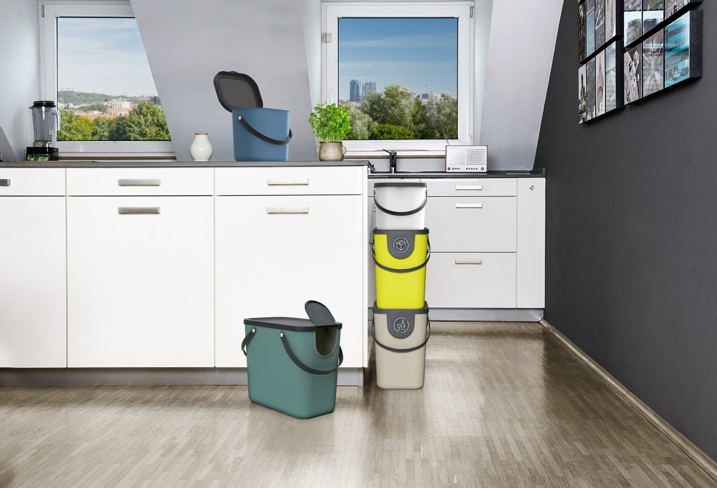 EAN 7610859212139 - Rotho Albula 6 L Rectangular Plástico Antracita imagen 4