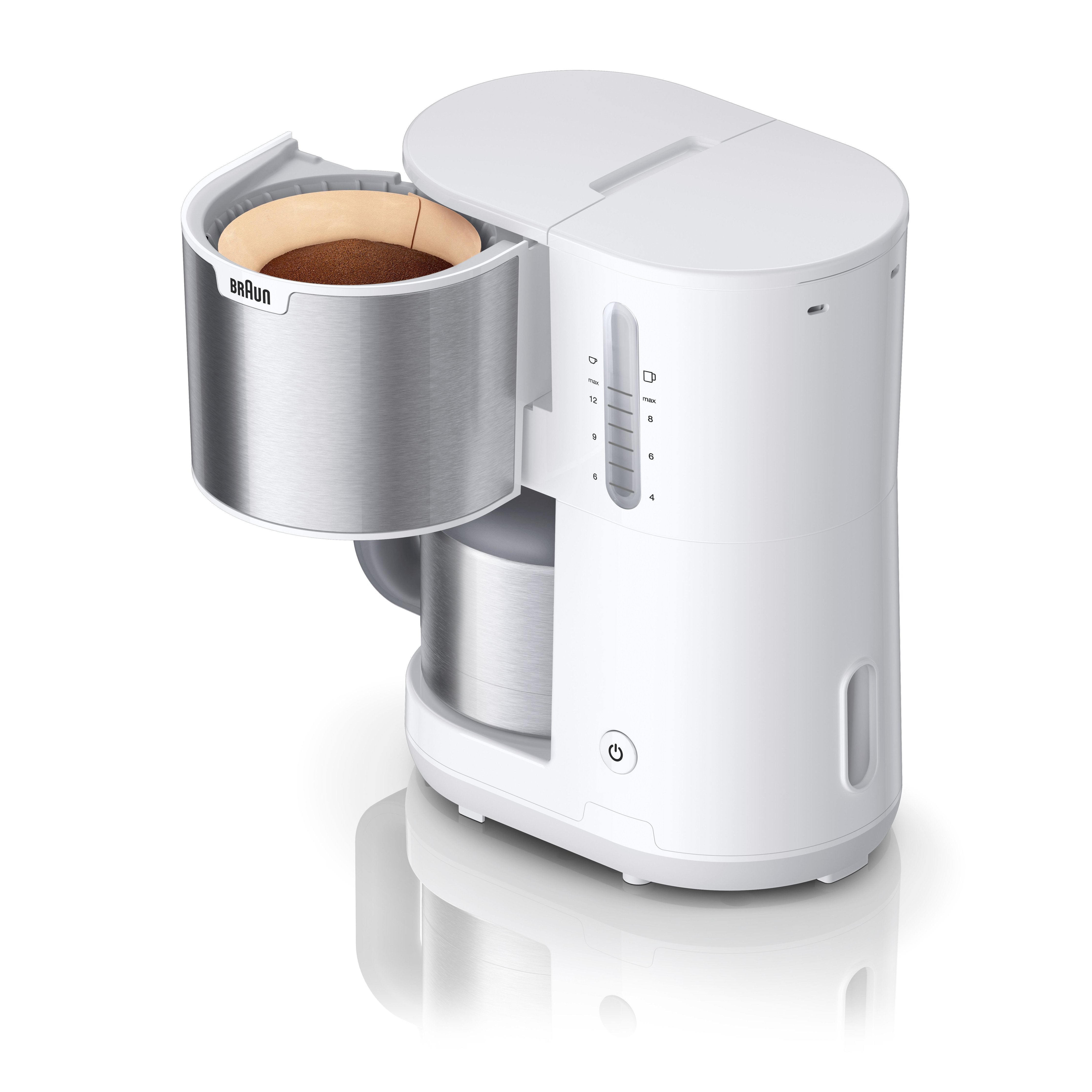 Cafetera Braun Idcollection Kf1505 Wh De Filtro 1,2 L