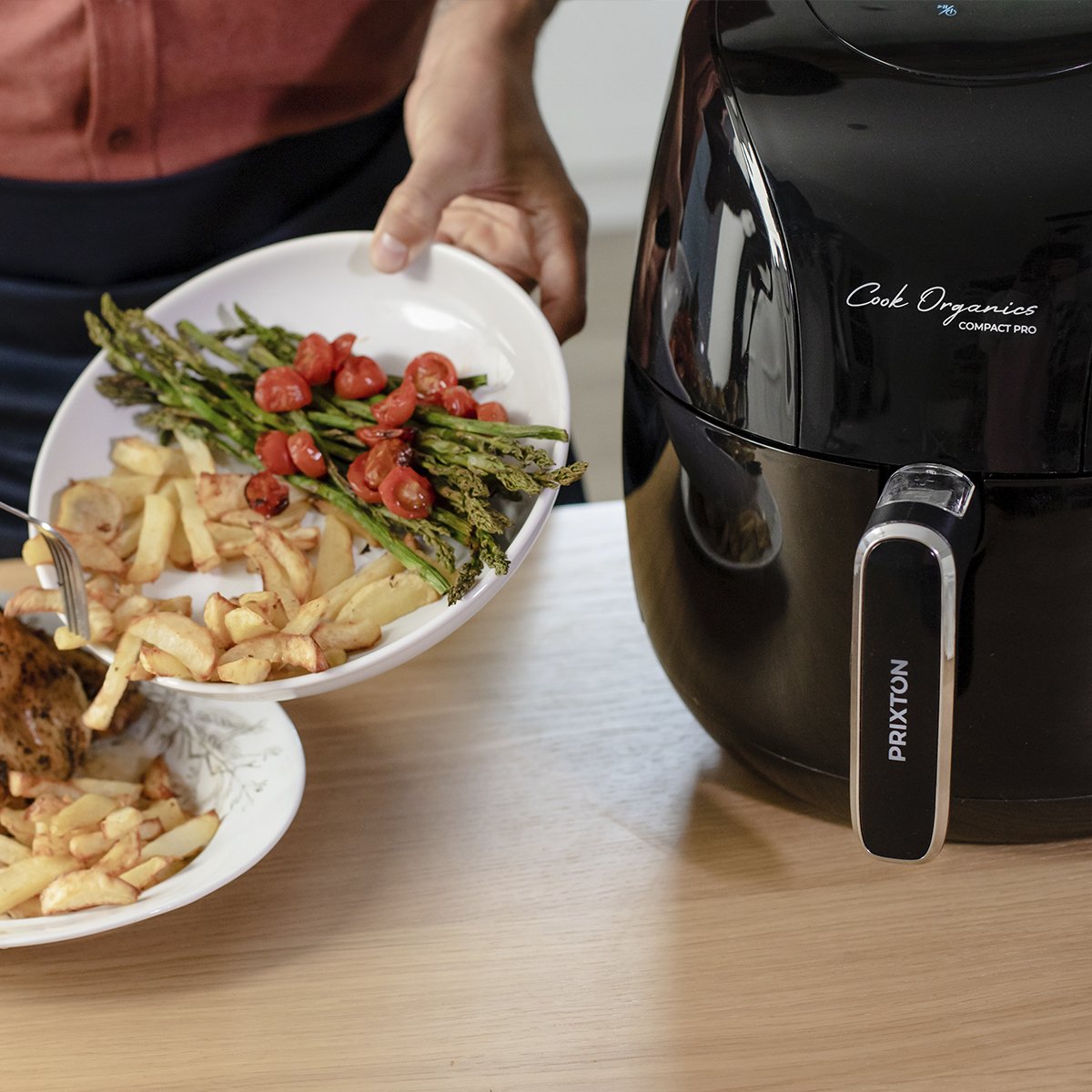 Prixton Cook Organics Compact Pro Freidora Sin Aceite 5l 2000w