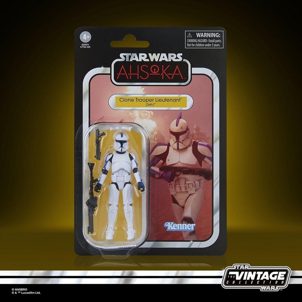 Figura Hasbro Star Wars Ahsoka Clone Trooper Lieutenament