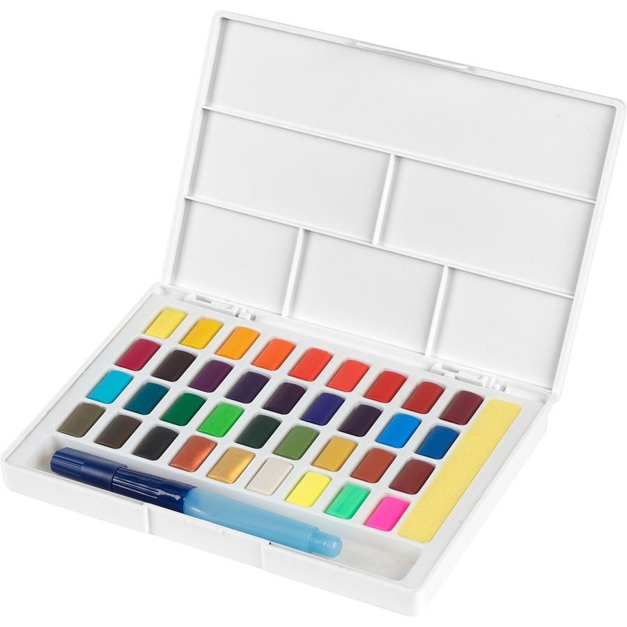 EAN 6933256641670 - Faber-Castell 169736 pintura a base de agua Multi Paleta 36 pieza(s) imagen 2