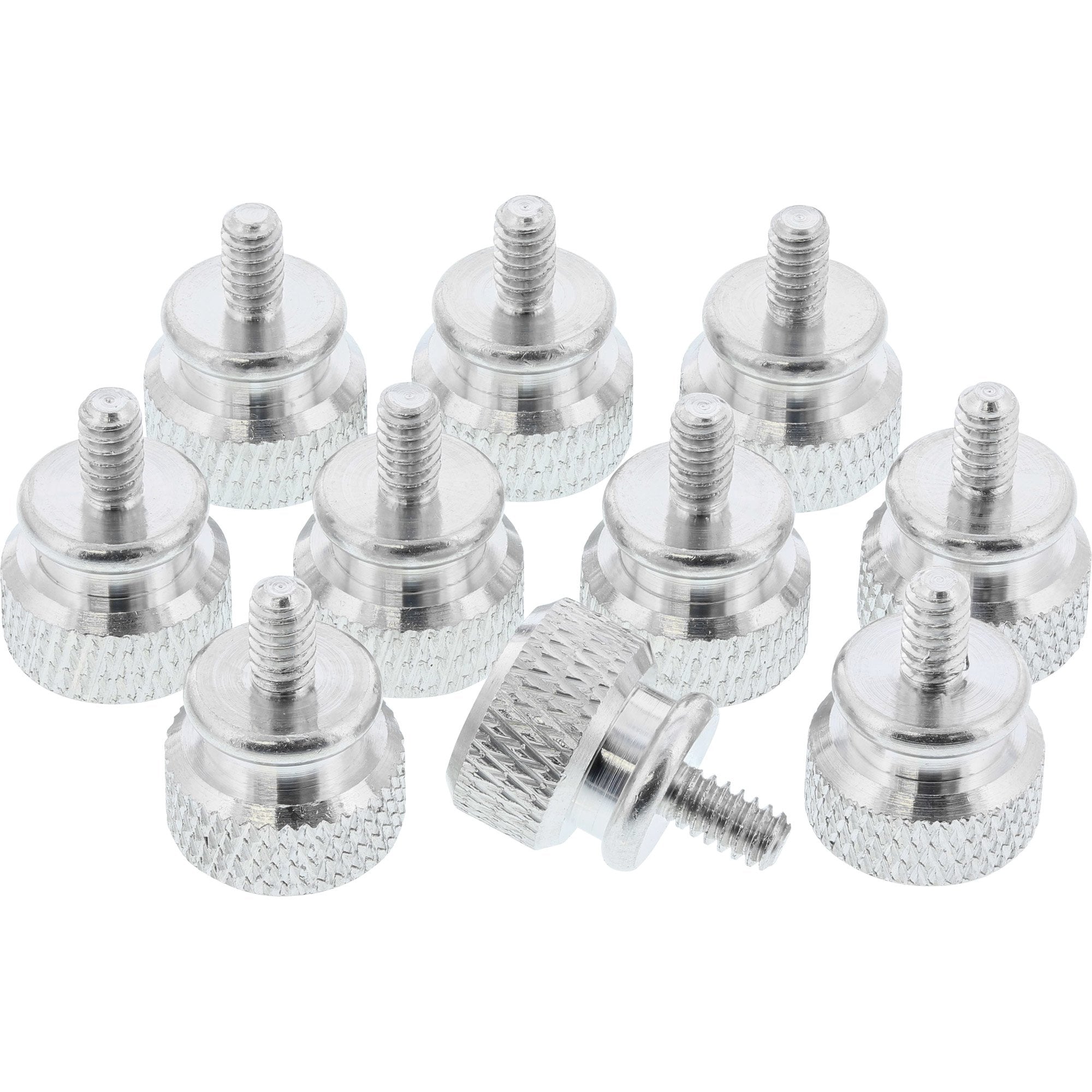 Tornillos De Mariposa Inline Para Cajas, Aluminio, Plateado, 10 Uds. Paquete
