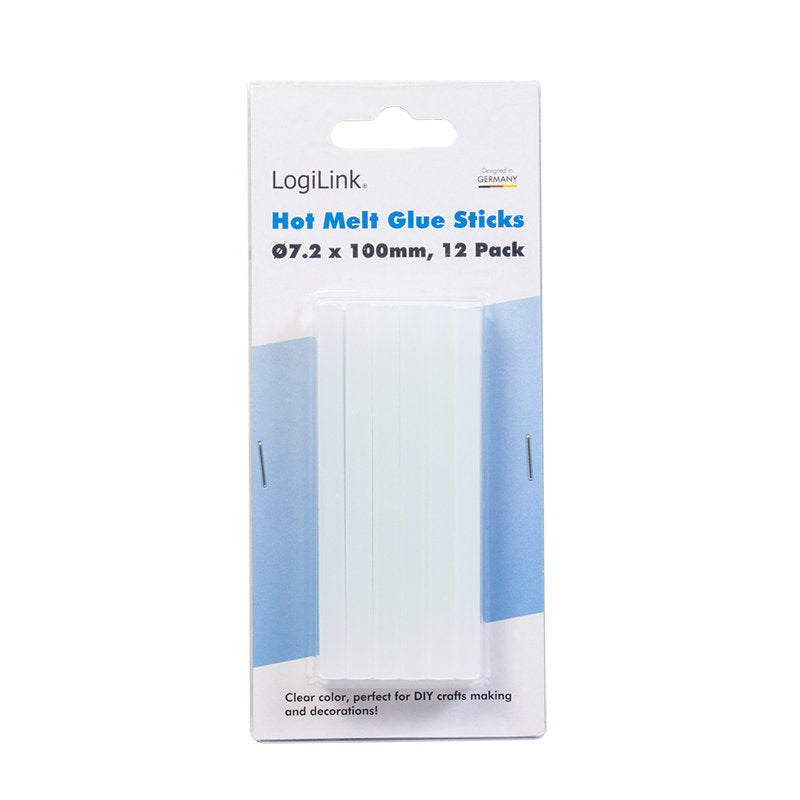 Logilink Wz0053 Varillas De Pegamento Caliente De 7,2 Mm De Diámetro Paquete De 12 Adecuado Para Wz0050, 12 Stück