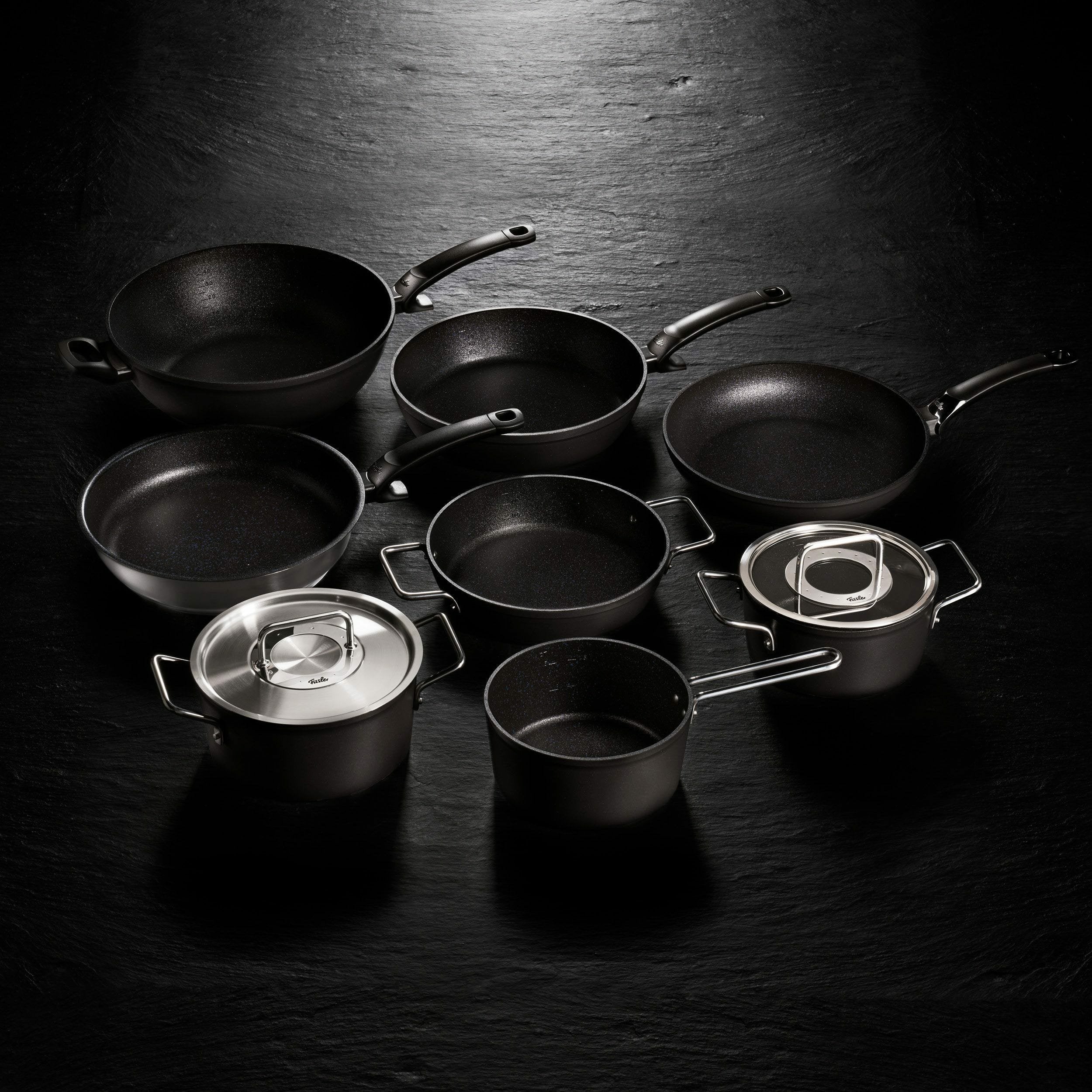 EAN 4009209396255 - Fissler Adamant 4,9 L Negro, Acero inoxidable imagen 6