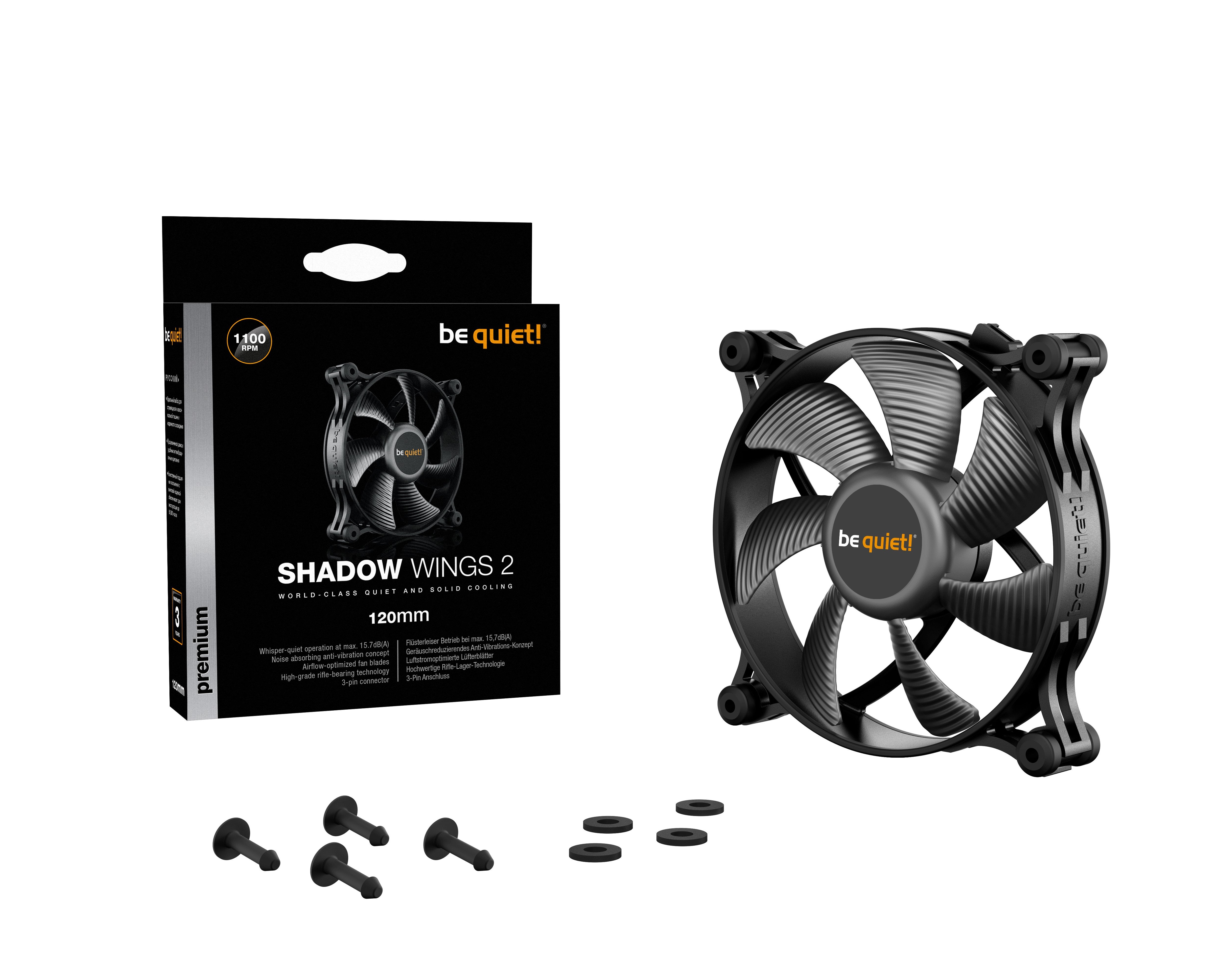 Be Quiet! Bl084 Ventilador De Pc Carcasa Del Ordenador 12 Cm Negro