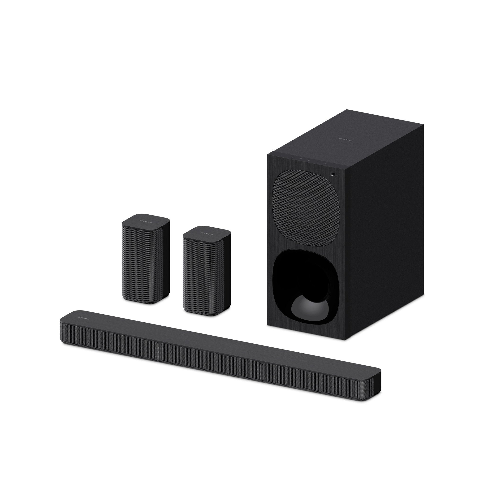 Sony Barra De Sonido + Sub 5.1 Bt 400w Dolby Usb Opt Negro Hts20r