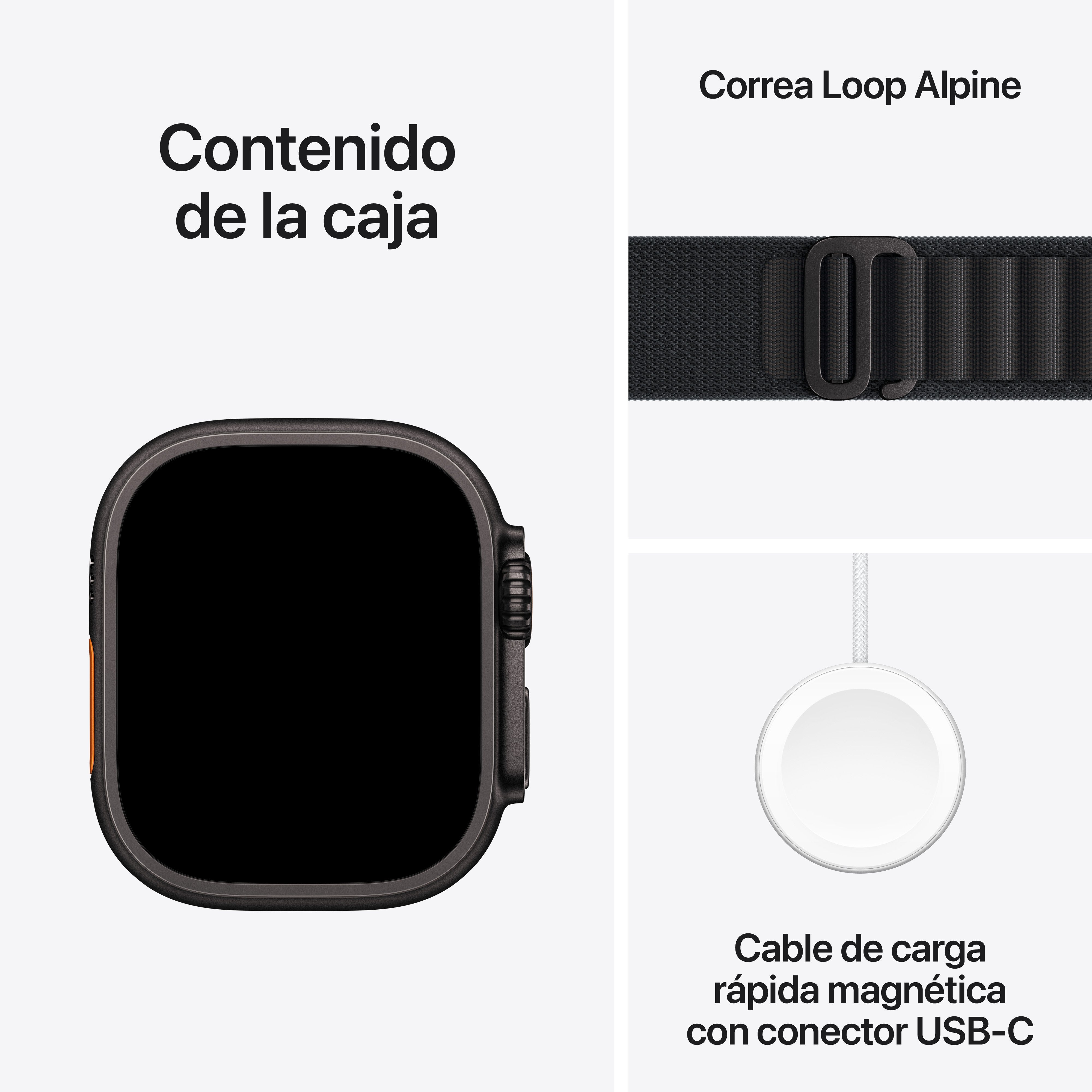 EAN 0195950610383 - Apple Watch Ultra 3 OLED 49 mm Digital 422 x 514 Pixeles Pantalla táctil 5G Negro Wifi GPS (satélite) imagen 8