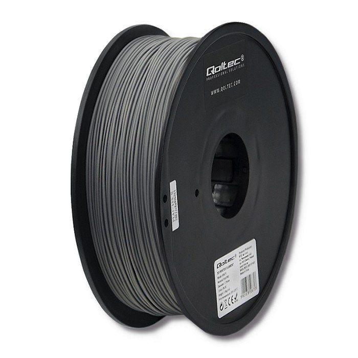 Qoltec Filamento 3d  Pla Pro  1.75mm  1kg  Grey