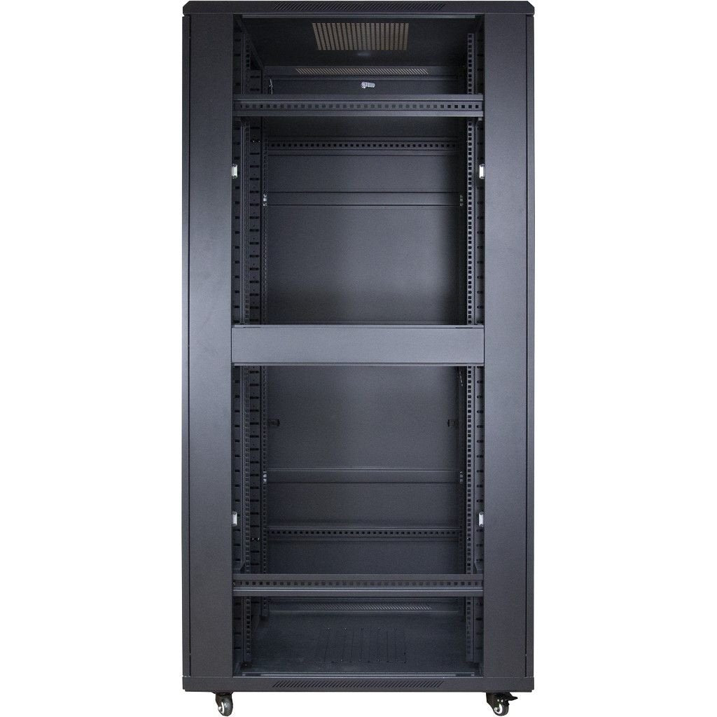 Inter-Tech 88887257 Armario Rack 42u Rack O Bastidor Independiente Negro, Armario It Negro, Rack O Bastidor Independiente, 42u, 800 Kg, Negro