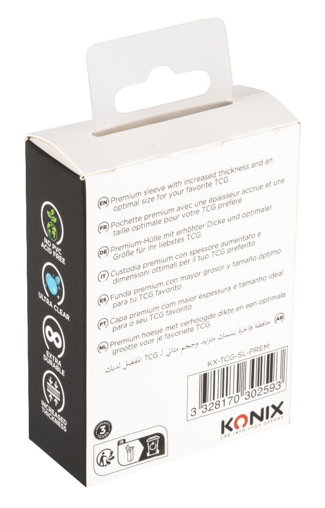 100 X Premium Sleeves 66x91 Mm Fundas Transparentes Para Tcg
