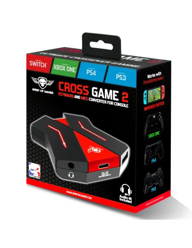 Conversor De Controladores De Consola Spirit Of Gamer Crossgame 2 Sog-Conv2