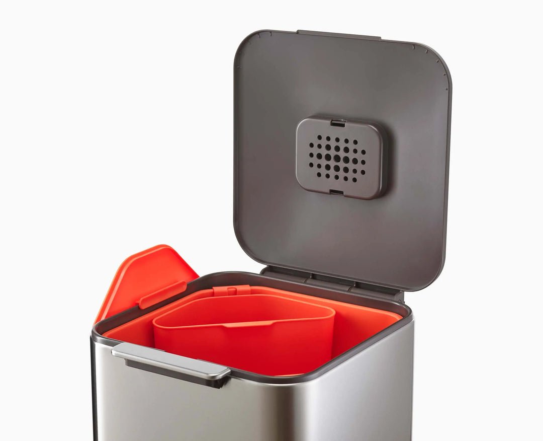 Joseph Joseph Waste Bin Totem 40 L Stainless Steel