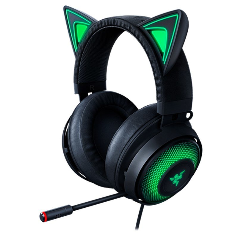 Auriculares Kraken Kitty Ed. Negro Razer  Auriculares Razer Kraken Kitty Ed. Negro (Rz04-02980100-R3m1)