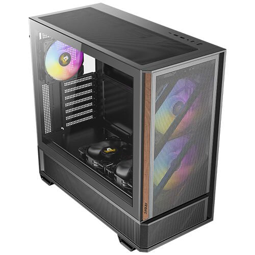 Caja  Pc  Antec P30 Argb Mid-Tower Atx 2xvent 140mm + 3xvent 120mm Pwm Negra