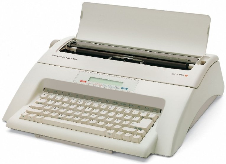 Máquina De Escribir Olympia Carrera De Luxe Md