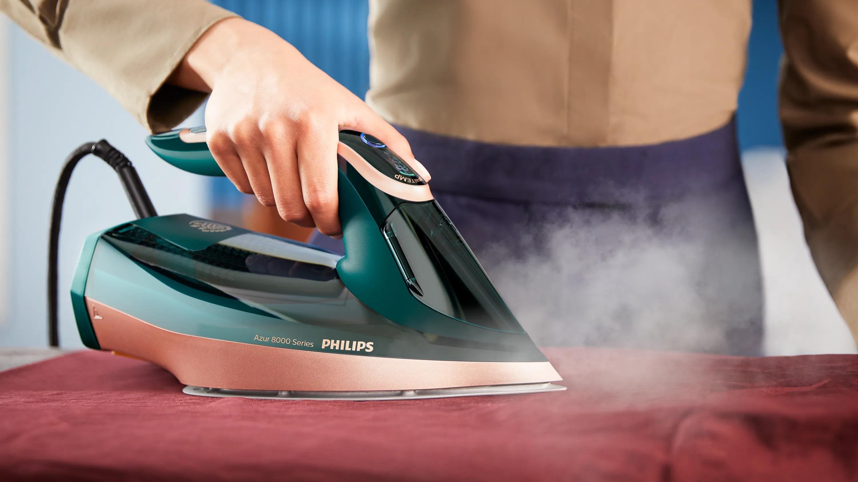 EAN 8720389004568 - Philips 8000 series DST8030/70 plancha Plancha a vapor Suela SteamGlide Elite 3000 W Verde imagen 3