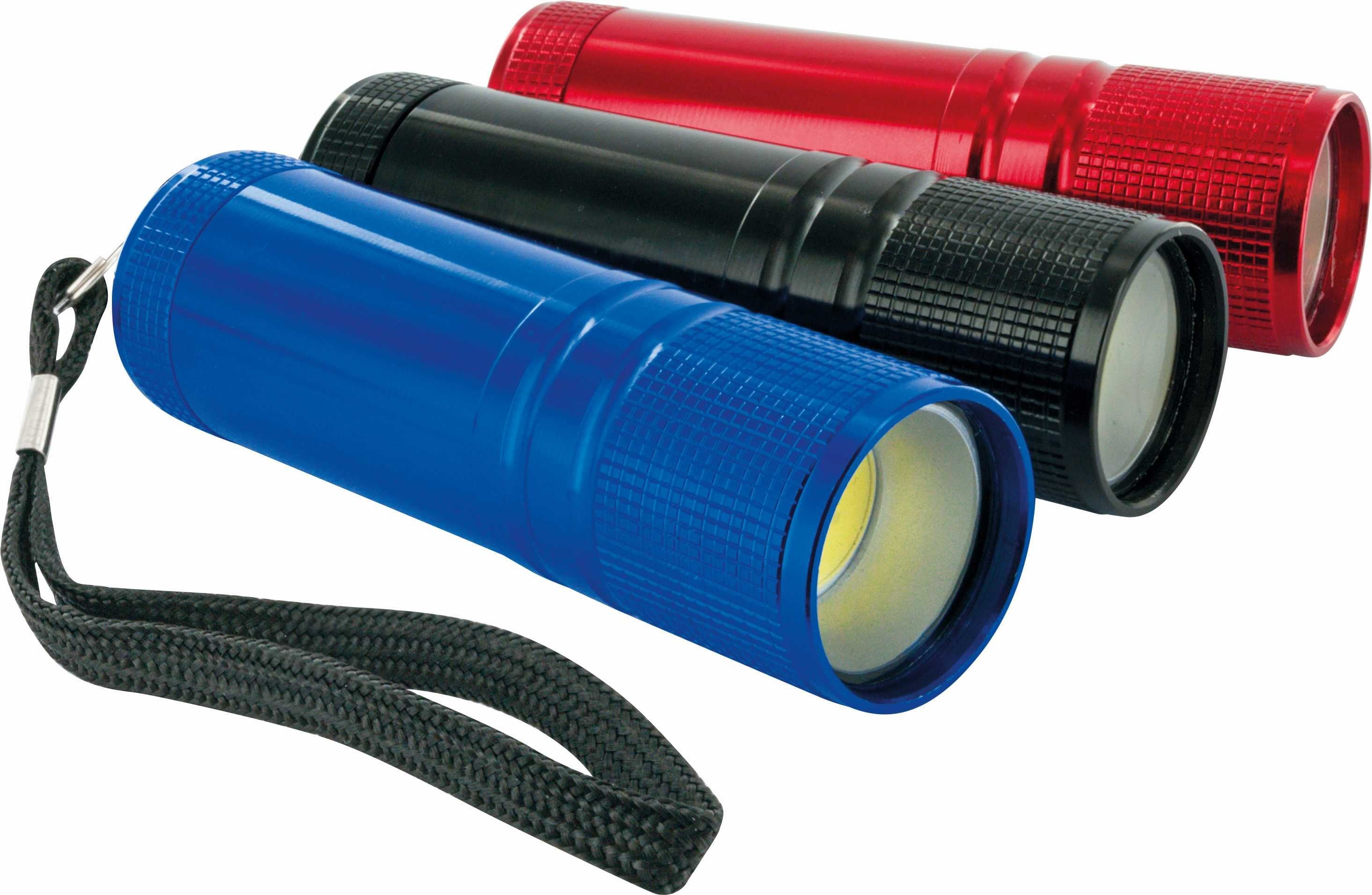 Mini Linterna Schwaiger Cob, 90 Lúmenes, Roja
