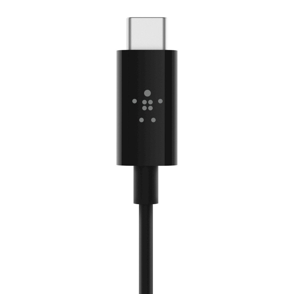 Belkin Rockstar 3.5mm Audio Cable With Usb-C Connector Cable De Audio Usb C 3,5mm Negro