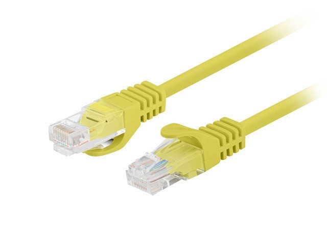EAN 5901969435580 - Lanberg PCU5-20CC-0100-Y cable de red Amarillo 1 m Cat5e U/UTP (UTP) imagen 1