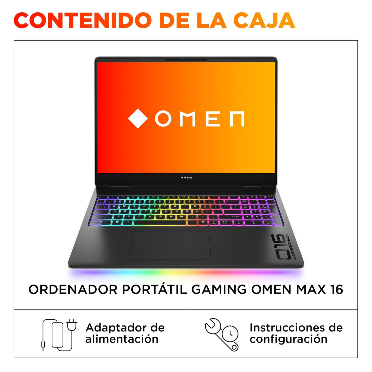 Portátil Gaming Hp Omen Max 16 Ak0004ns Copilot+ Pc 16" Wqxga Amd Ryzen Ai 9 Hx 375 55 Tops 32gb Ram 1tb Ssd Geforce Rtx 5080 W11 Home