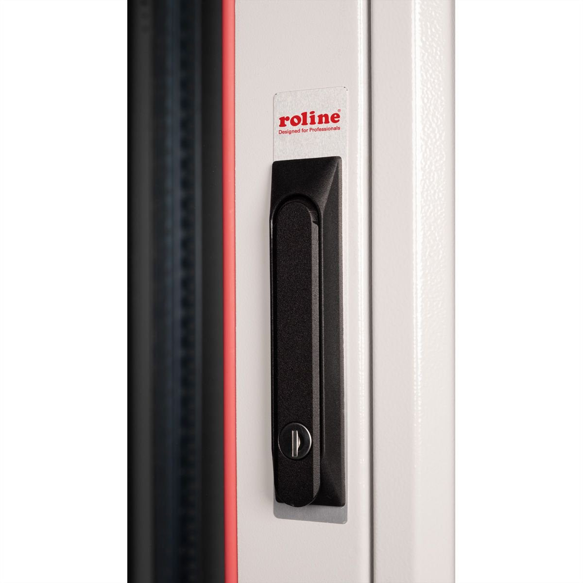 Roline 19-Zoll Netzwerkschrank Basic 22 He, 800x800 Bxt Glastr Grau