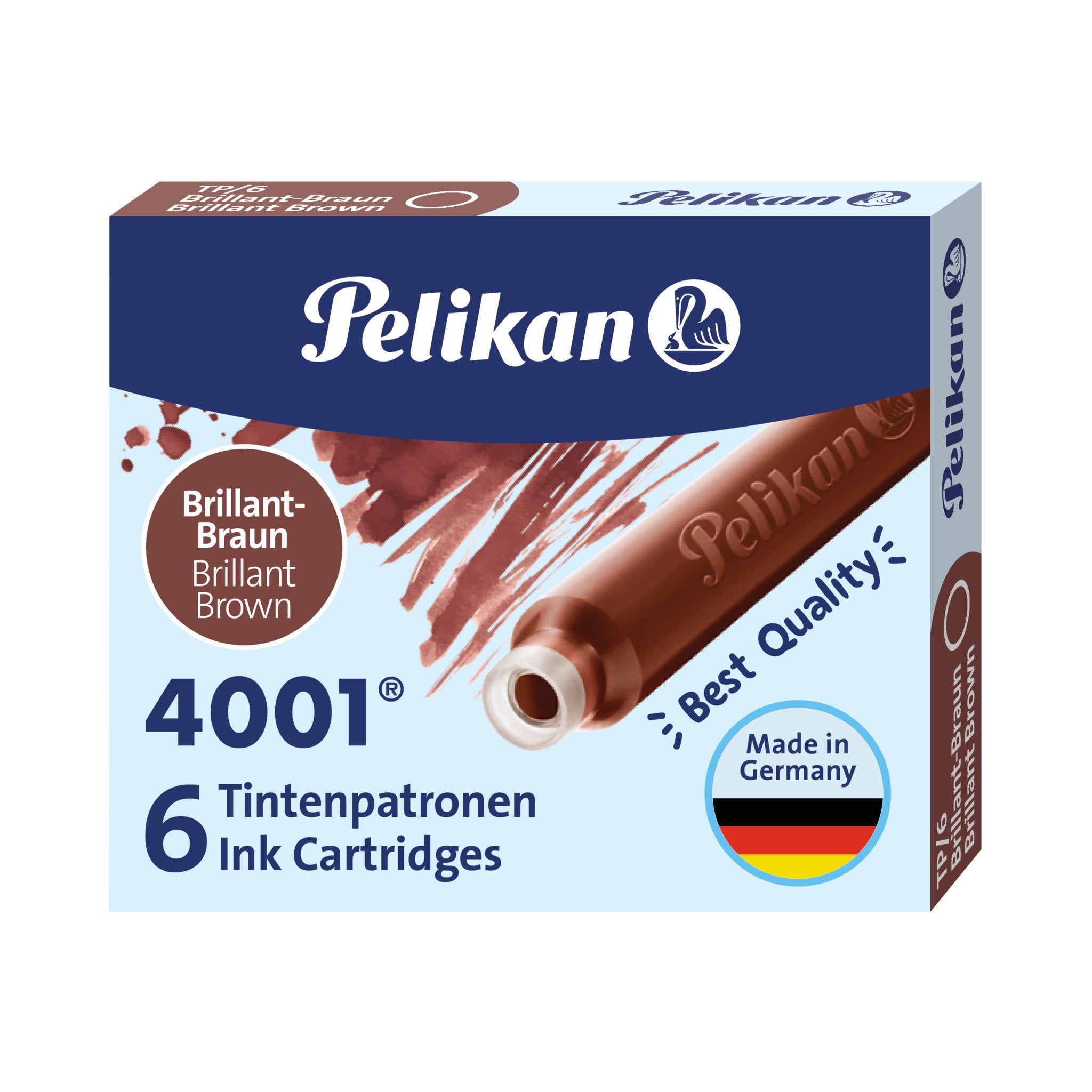 EAN 4012700311924 - Pelikan 100435996 barra de tinta 6 pieza(s) Marrón imagen 3
