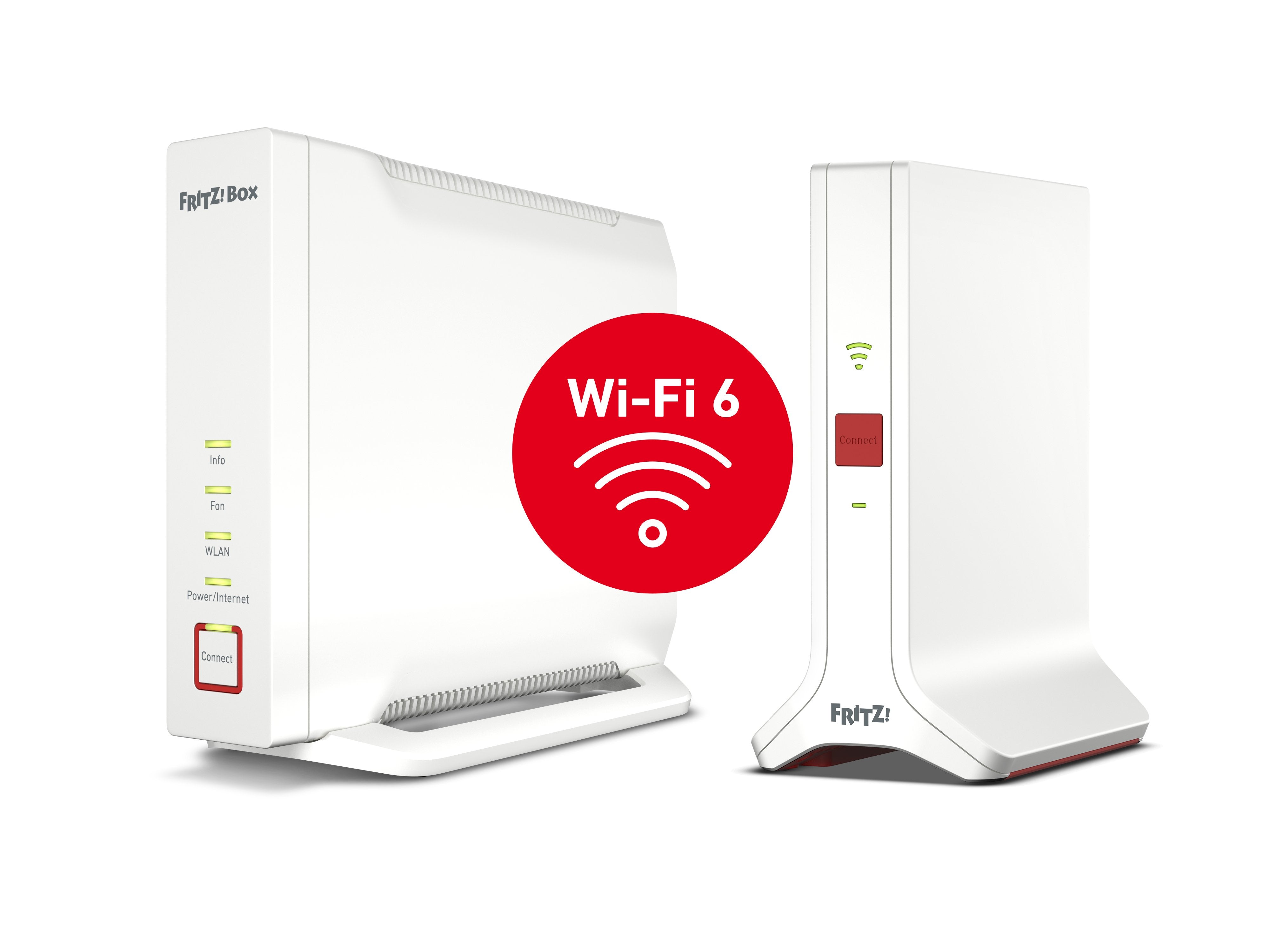 Router  Fritz! Mesh Set 4060 + 3000 Ax Int Tribanda (2,4 Ghz/5 Ghz/5 Ghz) Wi-Fi 6 (802.11ax) Blanco 4x4